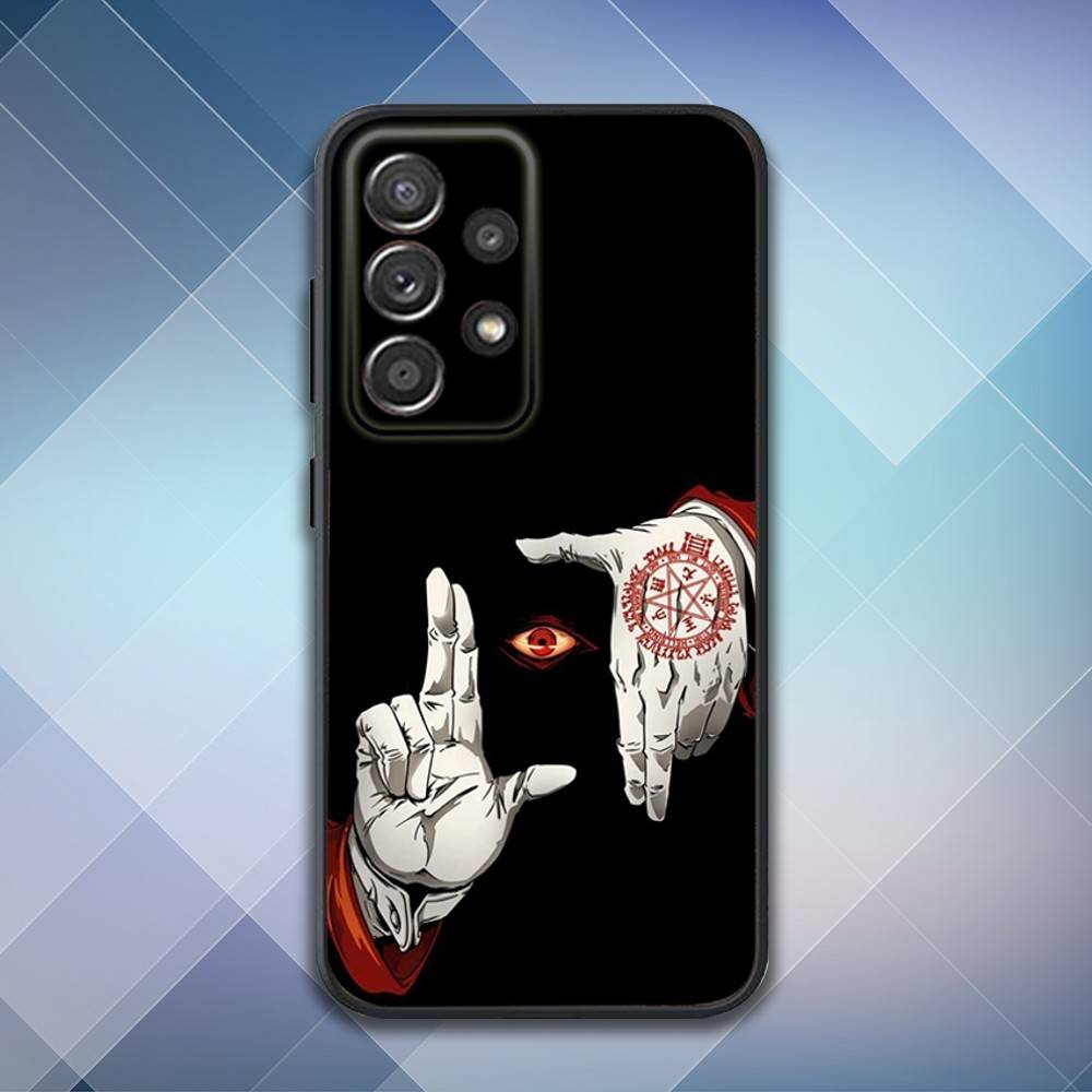 

H-HELLSING Comics Phone Case For Samsung S25,S24,S21,S22,S23,S30,Ultra,S20,Plus,Fe,Lite,Note,10,9,5G Black Cover Samsung S25Plus