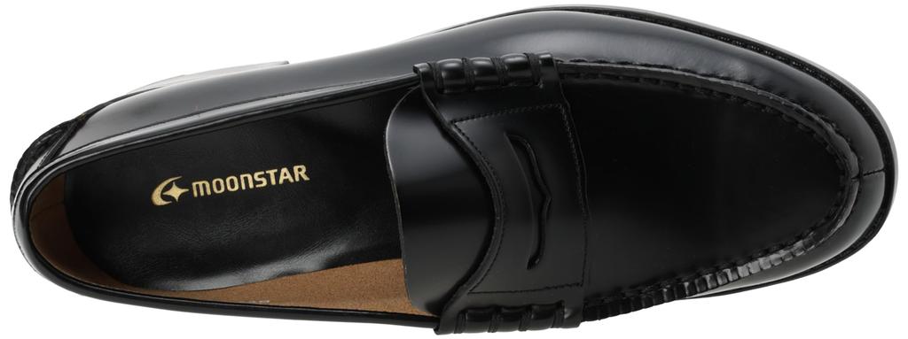 Loafers BV340 with 3E [Moonstar] Heel, Kids, Black, 27.5 Cm,