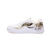 Li Ning Slip Resistant Cushioning Abrasion Resistant Low Top Skateboard Shoes Unisex White Black Gold AGCS419-1(Team303-)
