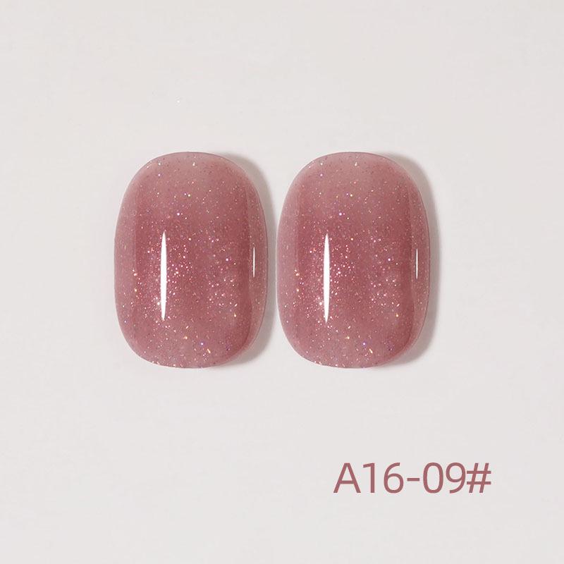 Versatile Pearlescent Iridescent Glitter Gel Polish 2024 - High-Density Flash Nail Art UV Gel