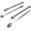 Powder Spoon Kit - 4 Pieces 6.3 Inch Stainless Steel Snuff Spoon Double Sided Teaspoon Medicine Scoop Mini Lab Shovel Capsule Filler Wax Tool for Dry