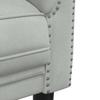 3 Piece Sofa Set Light Grey Velvet