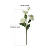 Faux Eustoma Floral Bridal Party Supplies Everlasting Silk Stems Reception Decor Silk Wedding Artificial Lisianthus
