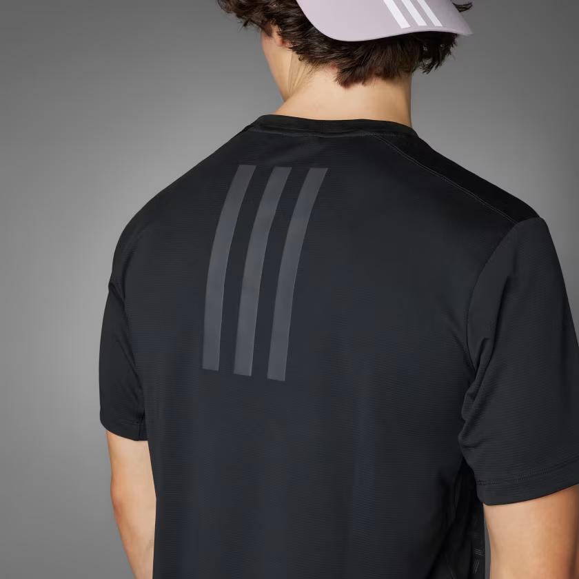 Adidas Power Workout T-Shirt Men Tops Black Charcoal IN5622