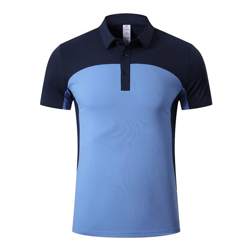Men's Quick-Dry Short Sleeve Polo Shirt for Sports and Fitness