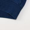 Champion Basic Washed Long Crew Fleece Single Embroidery Women's Zip-Up Sweatshirt, CW-B001, Blue, Sleeve, Neck, Lining,