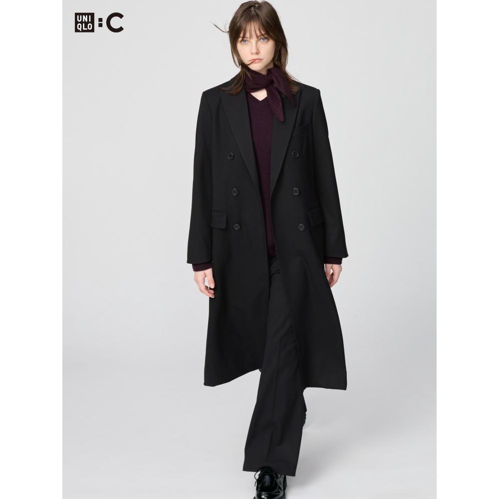 Uniqlo Double Breasted Long Coat