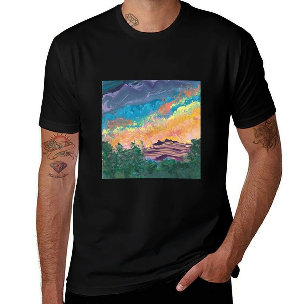 Mountains and Trees TShirt t shirts for man slim fit t shirts for man graphic tees TShirt