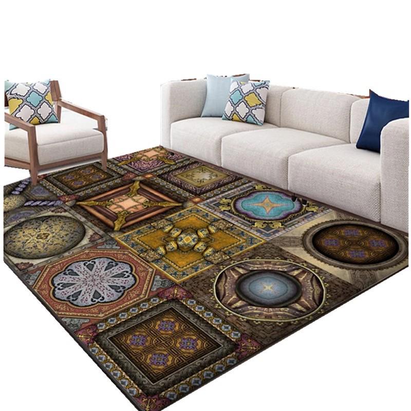 Modern Nordic Rectangular Carpet for Living Room, Bedroom, and Sofa Area