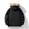 Casual Men's Cotton Jacket Hooded Design Versatile      Winter Warm