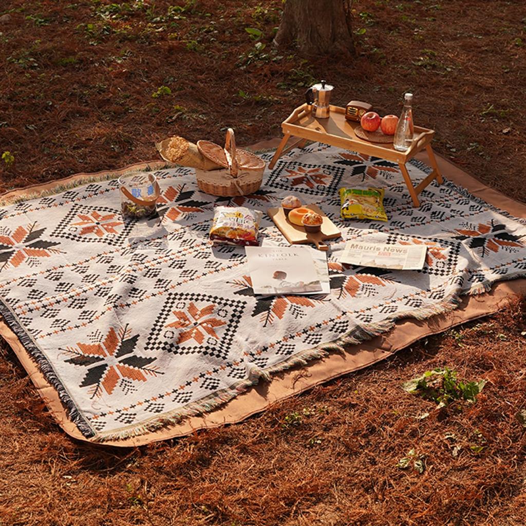VicBre Leisure Picnic Sofa Table Convenient To Suitable for All Seasons Sheet, Blanket, Rug, Multifunctional, Sheet, Throw, Multi-cover, Bedspread,