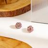 Diamond Ball Magnet Stud Earrings, Simple Temperament, No Ear Piercings, Ear Clips, Fashionable Commuting, Cute Temperament Earrings.