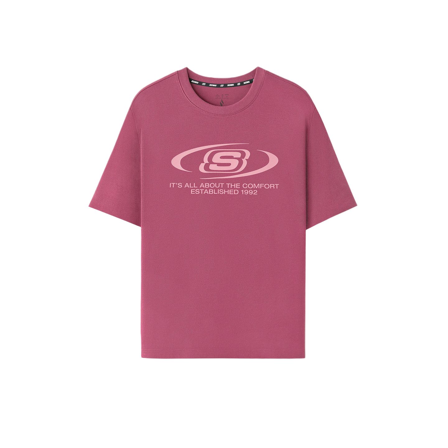 Skechers Knit Sports Breathable Pullover Short Sleeve T-Shirt Unisex Tops L226U064-05J6 XS
