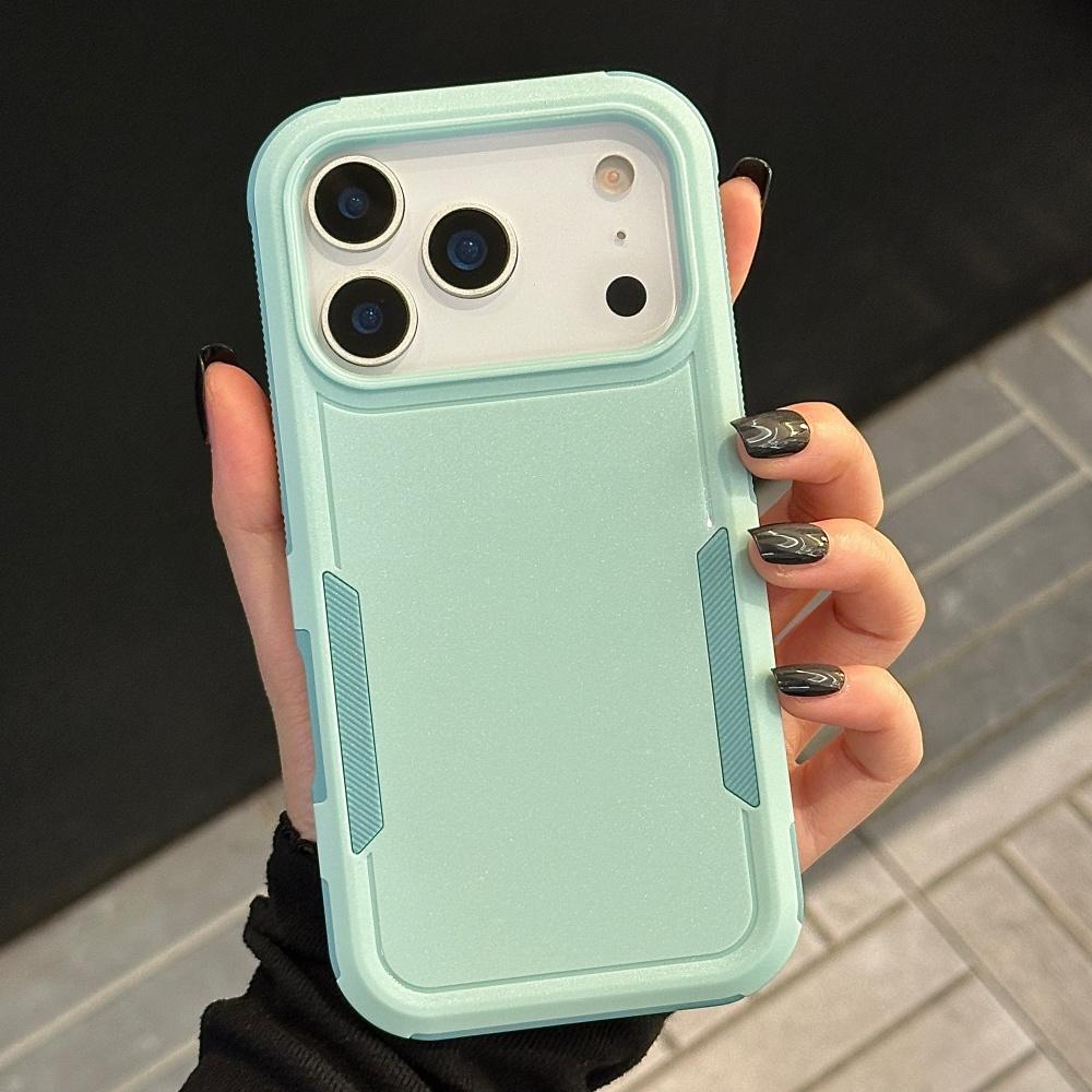 Luxury Armor Mech Shockproof Phone Case For iPhone 17 16 15 14 Plus 13 12 11 Pro Max Matte Hard Hybrid Bumper Protection Cover