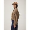 Gu By Uniqlo Short Trench Check Coat Rokh