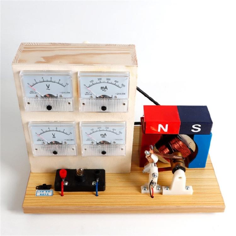 Interactive Hand Operated Generator Educational Tool For Physics Concepts Electromagnetics Induction Demonstration Tool