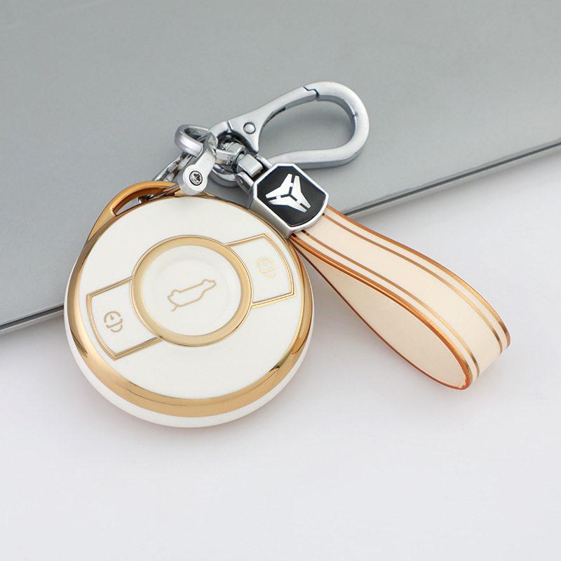Mercedes Smart Fortwo R Key Cover 2022: Brabus Pro Gold Edge Protective Shell