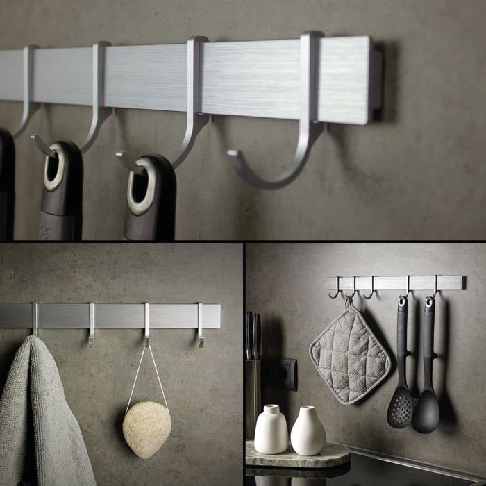 Cutlery Pot - Designfabrik Hamburg B202001 - Solid Aluminum - Easy Installation - Contemporary Style