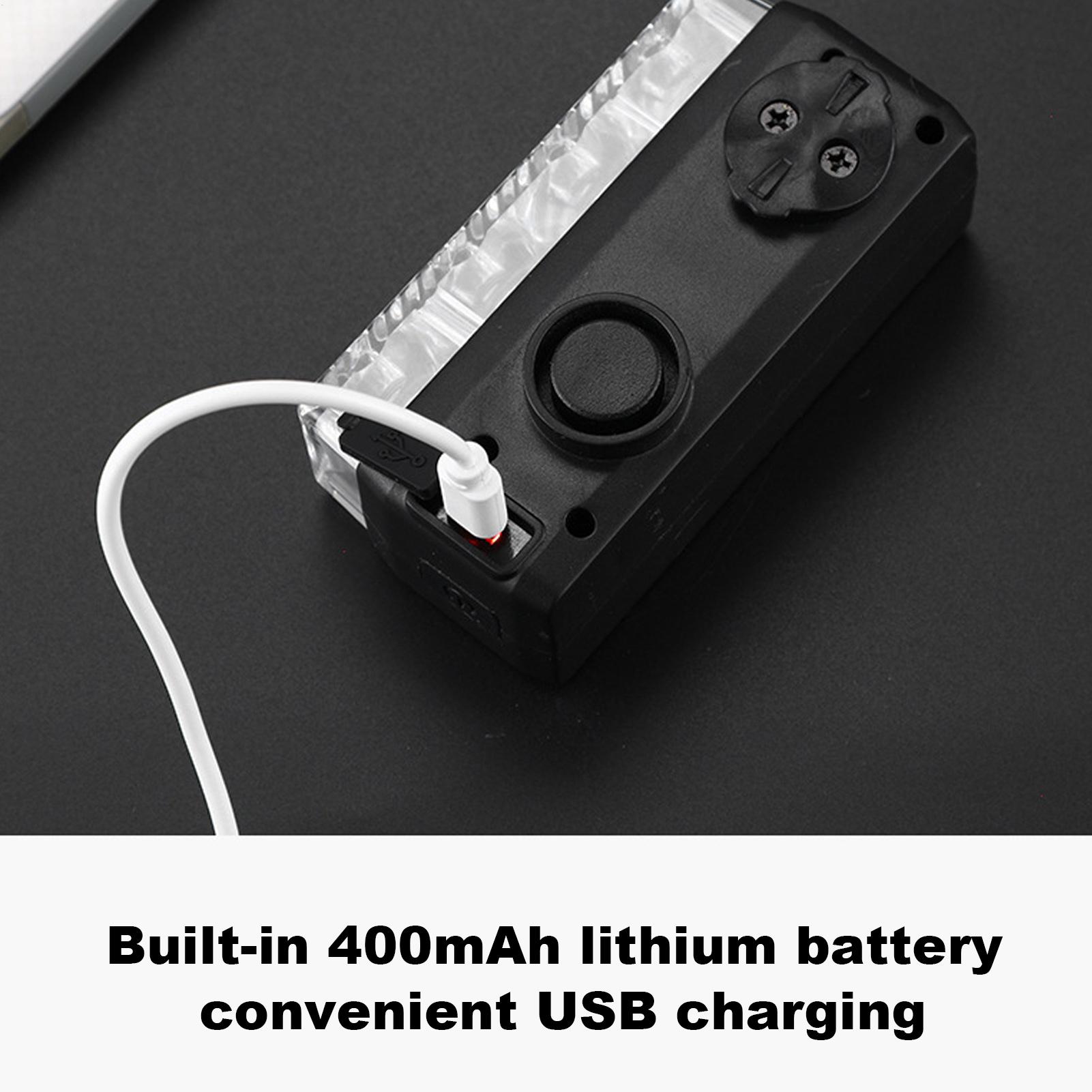 

Kids Bike Horn 120db Bike Flashlight 4 Sound 4 Light Modes Waterproof Bell USB Charging Handlebar For Street Trike Scooter CN