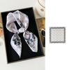 Spring and Summer New Satin Silk Scarf, Four-season Women's Versatile Fashion Printed Scarf, Thin Scarf, High-end 71 Small Square Scarf