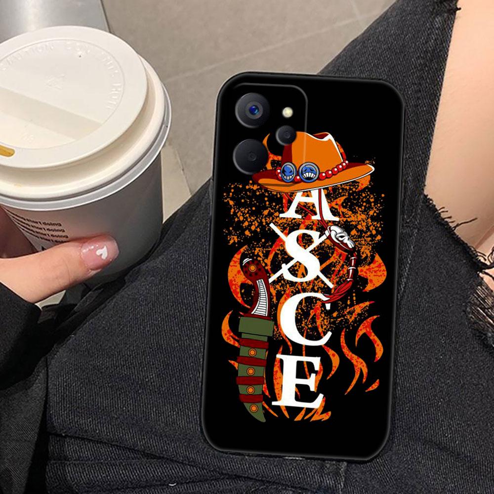 

Manga One Piece Luffy Ace Phone Case For Realme C75 C71 C65 C63 C55 C53 C35 C33 C30 C21 C11 7 6 5 GT NEO 2 NARZO 50 X50 50I Case REALMEC71