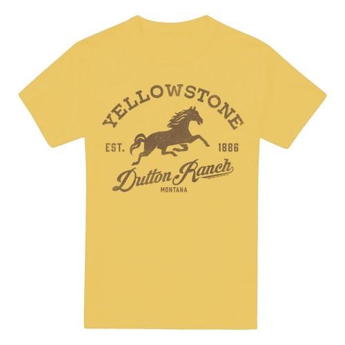 Yellowstone Herre Dutton Ranch Heste-T-skjorte