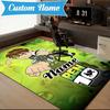 Custom Name Ben Alien Force Rug Game Carpet, Floor Mat for Bedroom Living Room Entryway Rug, Home Decor Idea Gift for Christmas birthday