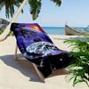 Dolphins Print Beach Towel, Large Soft Quick Dry Towel for Beach Camping Swimming