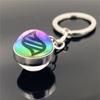 Charming Zinc Alloy Pikachu Crystal Glass Ball Keychain For Anime Fans And Collectors