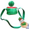 [Plush Bag][Plush Clothes] Watermelon-Shaped Bag for Plush Toys [For 10-20cm Plush Toys] Green G.triger G-Trigger Plush Toys, Nuikatsu, Oshi-Nui