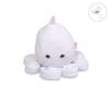 Octopus Cuddly Toy for Children with a Rattle - White