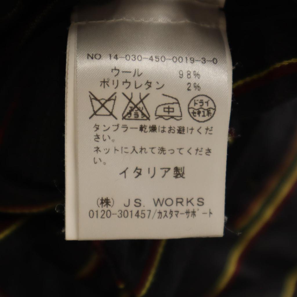 ALBERTO BIANI made in Italy Gestreiftes Muster Knöchellange Hose 42 Anthrazitgrau Damen Gebraucht