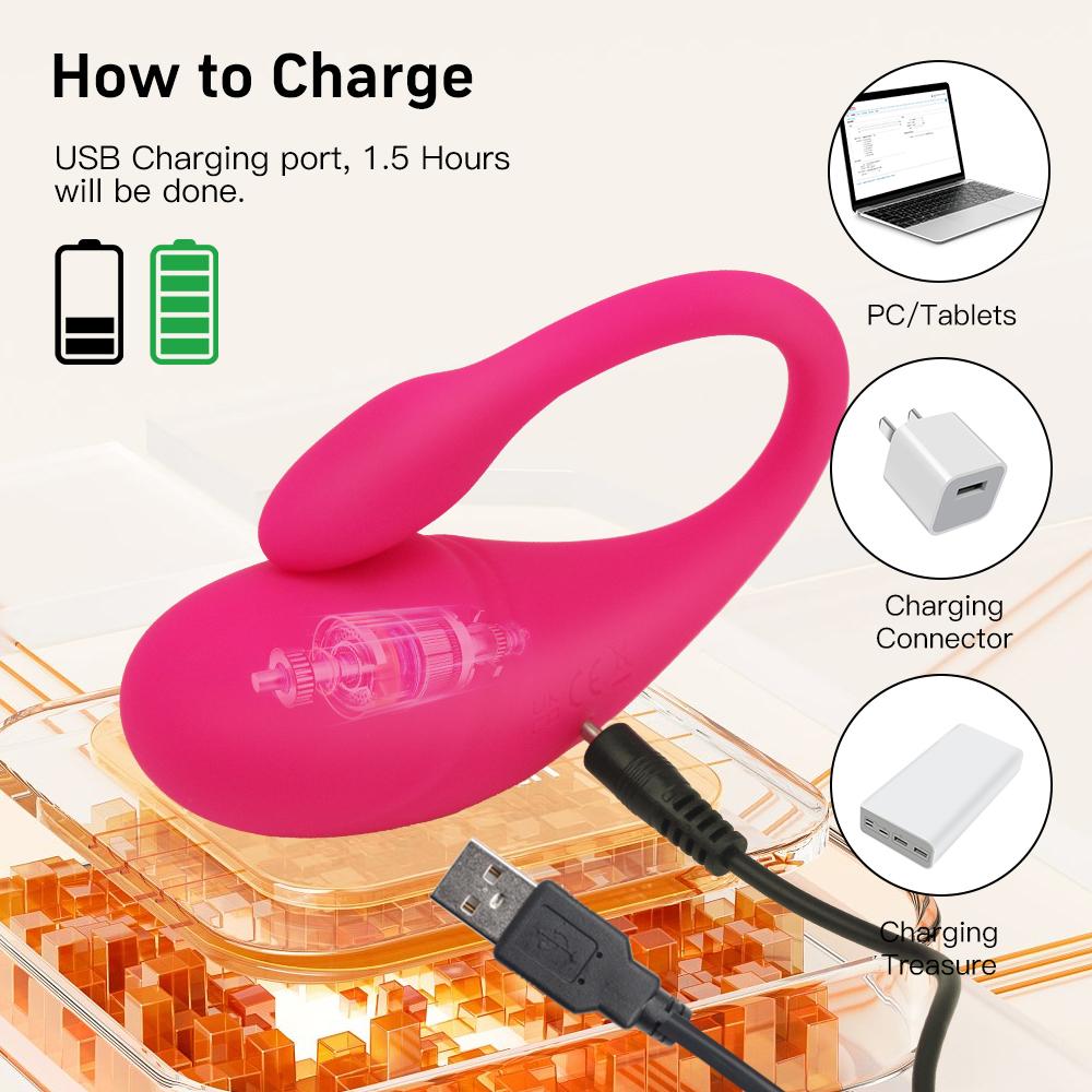 Kabelloser & APP-Fernbedienungs-Eivibrator Tragbarer Bluetooth-Kegel Vaginalkugel Klitoris G-Punkt Anal-Dildo Vibratoren Sexspielzeug für Frauen