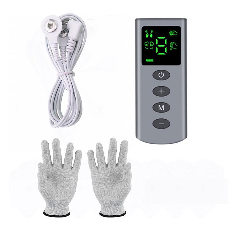 Portable EMS Pulse TENS Massage Gloves for Beauty and Physiotherapy
