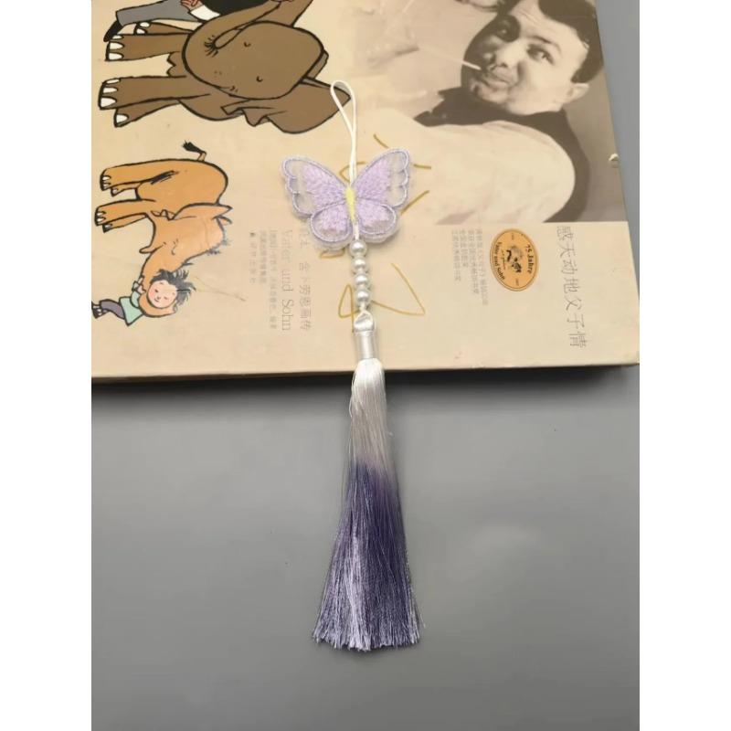 Chińskie klasyczne frędzle delikatny styl etniczny kwiat metalowa rama wisiorki DIY ozdoby rękodzielnicze breloczek dekoracja