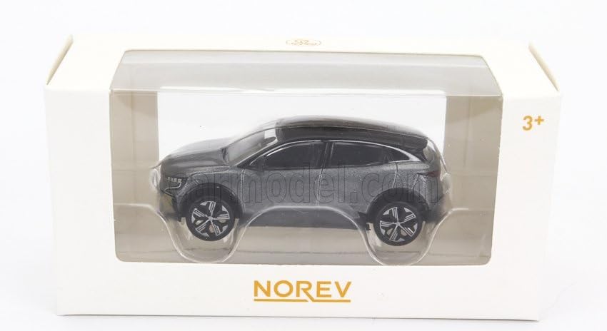 NOREV Renault Megane EV 2022 Scale Diecast Model Car (Gray) 1/64