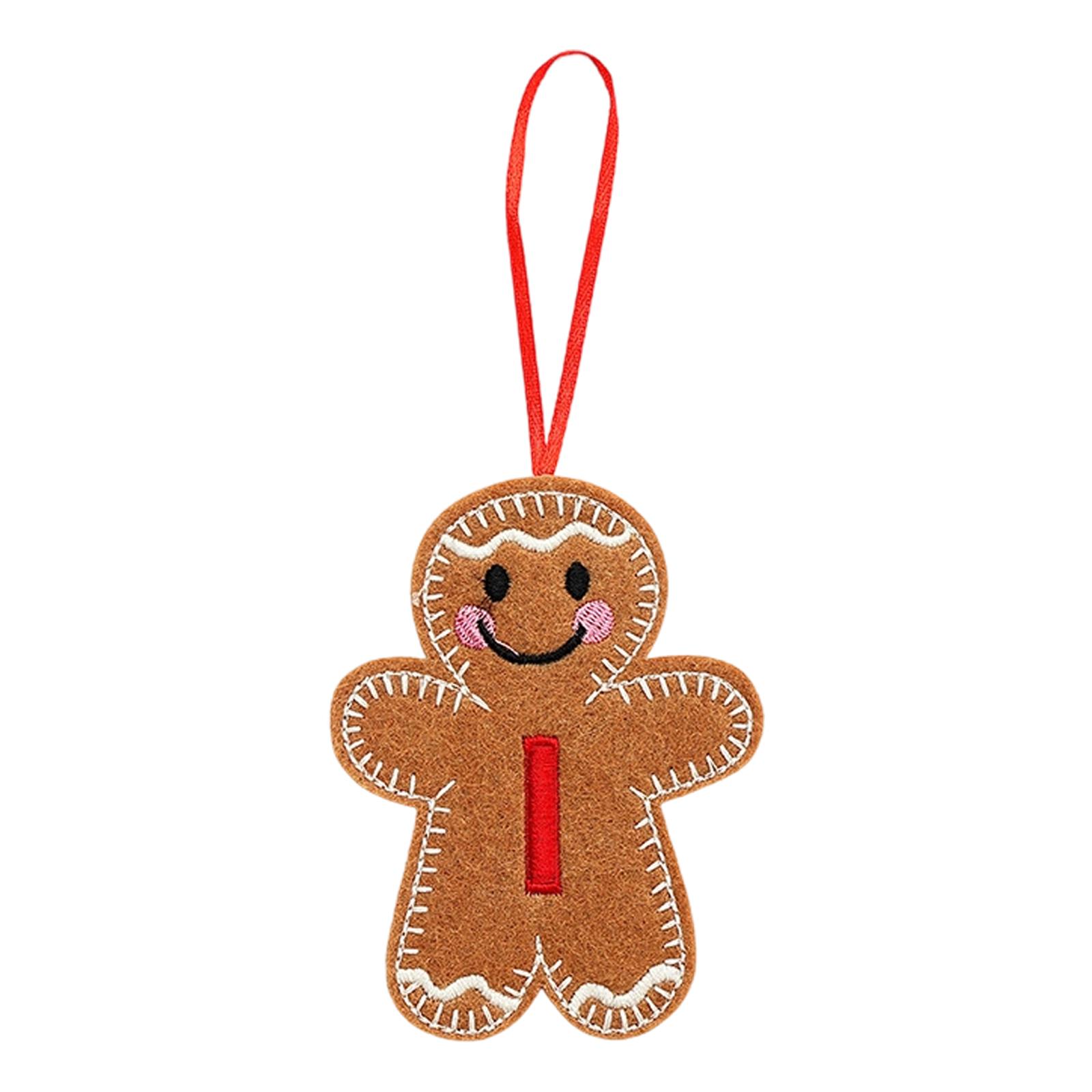 

Christmas Gingerbreads Man Decorative Pendant Christmas Tree Pendant Christmas Letter Biscuits Man One Size