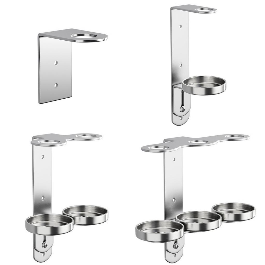 Platzsparender Edelstahl-Seifenspender-Halter für Badezimmer-Essentials