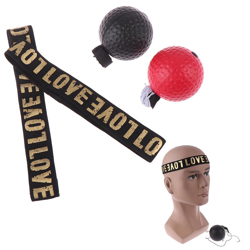 Fight Ball Reflex Boxing React Training Boxer Speed Punch Head Cap ...