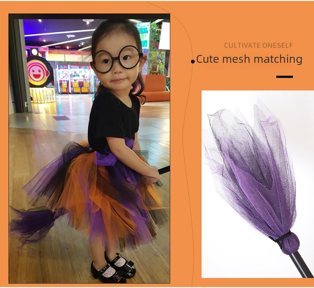New Halloween Versatile Broom Decorative Prop For Spooky Party Celebrations Festivities And