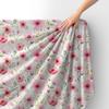 Royal Samt Stoff Polyester Zum Nähen - Motiv Blumen - Rdx2440