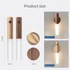 1/2/3Pcs Rechargeable Motion Sensor Night Light Wall Sconces Magnetic Wall Lamp For Bedroom Stairs Hallway Kitchen Cabinet Light