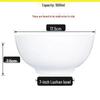 Yujia Pure White Ceramic Soup & Noodle Bowls