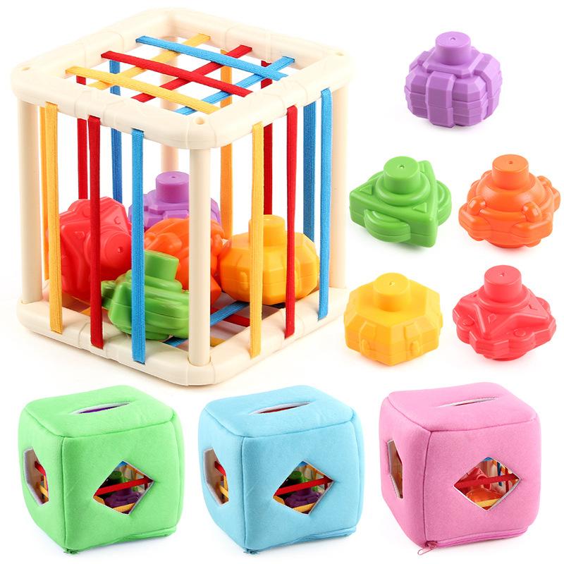 Supply Children'S Early Education Cloth Book Toys Sesele Can'T Be Teared, Hand Grab Paper Tissue Box Rattle Stacking Music