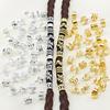 100 Stück Eleganter Goldlegierungs Haarschmuck für Zöpfe, Massiv - Vintage-inspirierte Accessoires für Männer- und Frauen-Dreadlocks