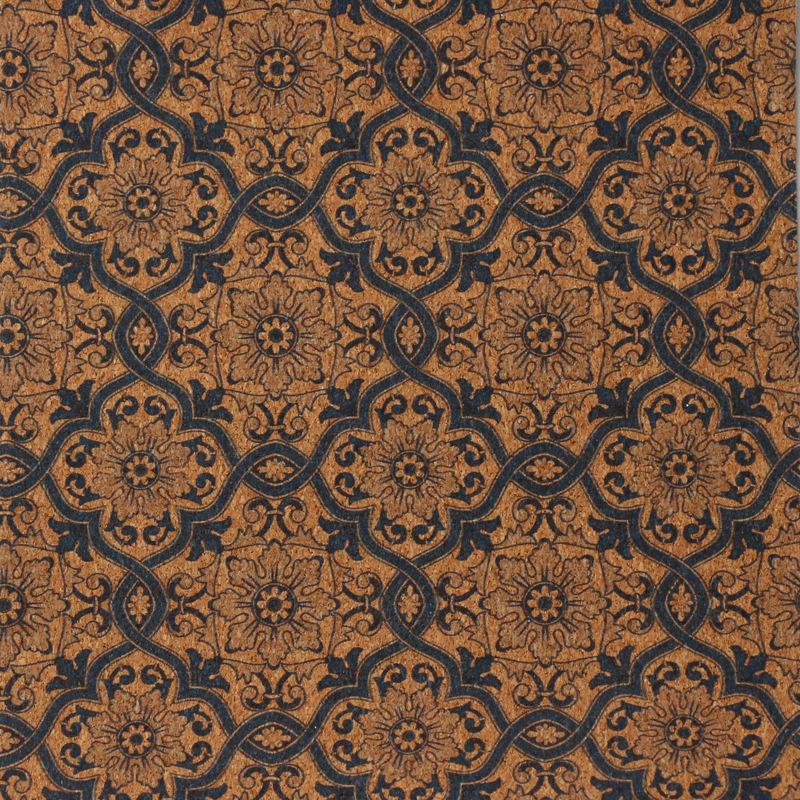 Designer 0.45 mm Organic Vegan Synthetic Printed PU Leather Cork Fabric for Clothing Bags Shoes Making Phone Case Cover Notebook
