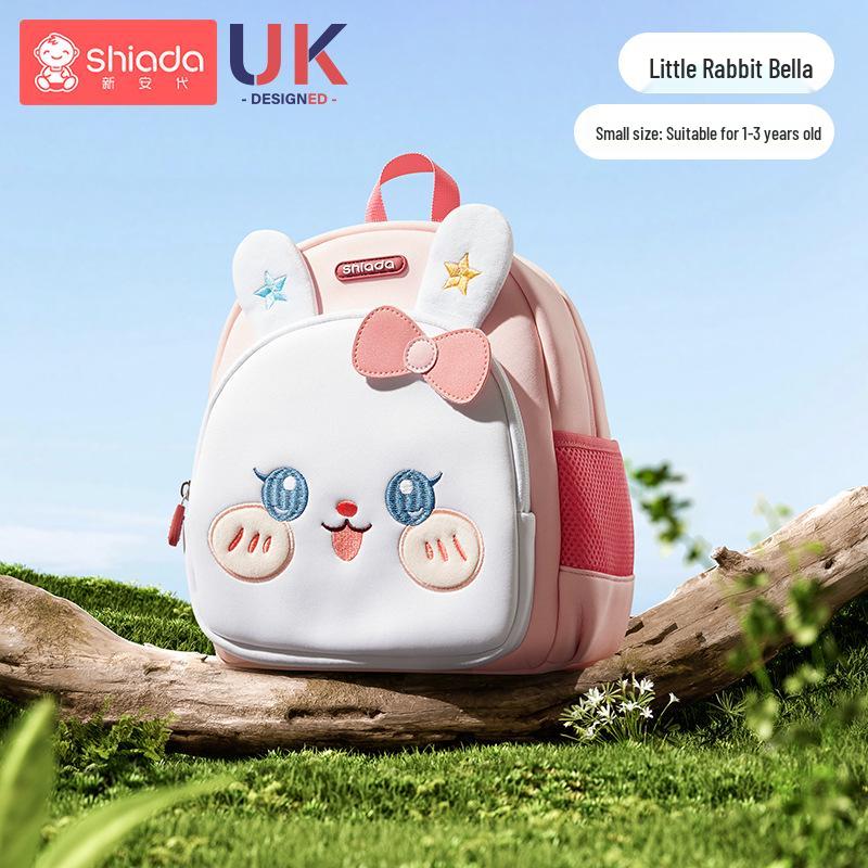 Lightweight Cartoon Kindergarten Backpack: Cute Large-Capacity, Anti-Lost Design for Boys and Girls