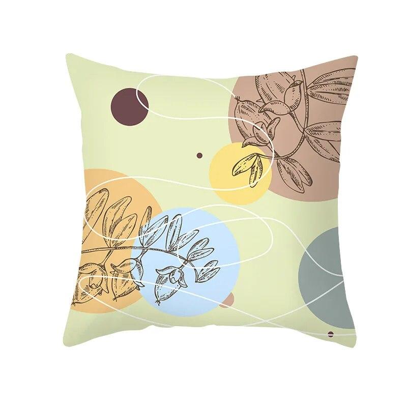 

Чехол на подушку в форме листа, чехол для талии в гостиной, офисная подушка 40x40cm