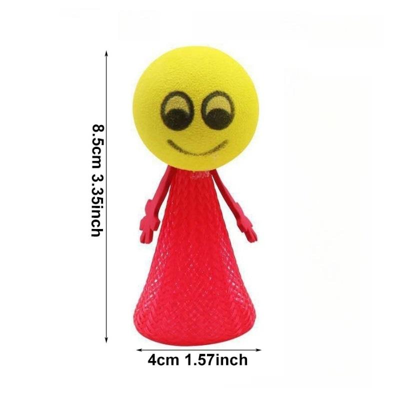 12pcs Cute Jumping Doll Spring Toy for Kids Birthday Party Favors Treat Boy Girl Guest Gifts School Prize Goodie Bag Fillers