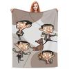Signore Comodo. Coperta Cartoon Fagiolo Merch Coperte Decorative per la Stanza Morbido Pile per Divano